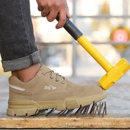 Labor Protection Shoes Men Anti-smashing Anti-piercing Protective Safety Shoes Steel Toe Cap Rubber 