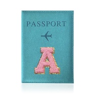 Penutup paspor Passport Pouch Pink Letter Series Watertproof Passport Case Passport Holder Pu ID Car