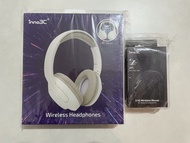 (多買可議) (高顏值白色！) Inno3C 無線白色頭戴式耳機 Wireless Headphones in White & 2.4G 無線滑鼠 Wireless Mouse 套裝 Set | 耳機