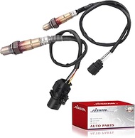 2PCS O2 Oxygen Sensor Upstream/Downstream Compatible with Lincoln MKC Ford Focus 2012-2015 2.0L Repl