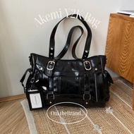 [ Free charm & Leather wallet ] Akemi Y2K Bag - AKEMI Y2K Style Leather Bag ( Ouithebrand )