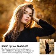 60mm Telephoto Lens with 17mm Lens Clip & 67mm Filter Adapter