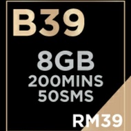 ONEXOX BLACK B39 POSTPAID CARRY FORWARD PLAN BLACK XOX RM44.90 FAST DELIVERY