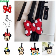 HYLARA‌ Cartoon Luggage Tag, Boarding Pass PVC Airplane Suitcase Tag, Portable Minnie Mickey Aircraf