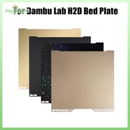 [ERHK-t] For Bambu Lab H2d Bed Plate 380x380mm PEO PET PEI Sheet Textured Double Sided For Bambu Lab