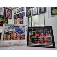 Jam Azan Digital Clock Stock Ready Jam Azan Digital Jam Solat Takwim Jam Azan Clock Taqwim PTIME