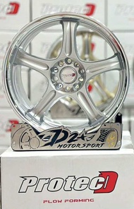 D2 Protec D ขอบ 18” ขนาด 5รู /114.3 offset 38 กว้าง 8.5 สี Silver แถมฟรีจุ๊บยาง