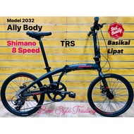Basikal Lipat /Wind 20 Inch Folding Bike Original SHIMANO  Dual Disc Brake Foldable Bike Basikal Lipat Alloy Wheel  2032