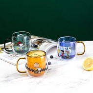 Snoopy 雙層隔熱玻璃杯
