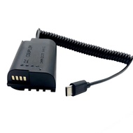 USB-C DMW-DCC17 DMW-BLK22 Dummy Battery Adapter For Panasonic Lumix G9 DC-S5K DC-S5 GH5S GH5 II GH6 
