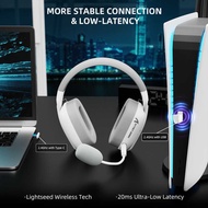 Attack Shark L80PRO Wireless Bluetooth 2.4G Three-Mode Wired Lightweight Headset with Wheat Computer
