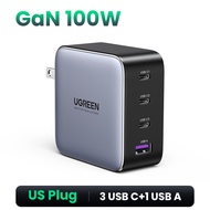 Original UGREEN 100W GaN Charger USB C PD Fast Charger QC4.0 3.0 Quick Charge Phone Charger For iPho