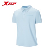 Xtep Men's T-shirt Summer Cool Comfortable Breathable Men's Sports T-shirt 876229020016