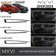 AMAZING PERODUA MYVI GEN3 FL 2018-2024 CAR CENTER AIR OUTLET FRAME COVER GARNISH AIRCOND VENT PANEL 