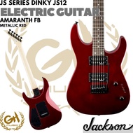 PROMO JACKSON JS SERIES DINKY JS12 ELECTRIC GUITAR AMARANTH FB - Store Herith 01