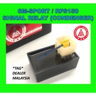 SM SPORT SIGNAL RELAY RFS150 SIGNAL CONDENSER RELAY SM-SPORT 110 R WINKLE LAMP RELAY BENELLI SIGNAL 