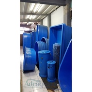 BAK FIBER PERSEGI+FILTER UK. 235X150X70 CM KOLAM IKAN KOI KARANTINA