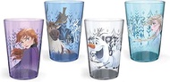 Zak Designs Disney Frozen 2 Nesting Tumbler Set Includes Durable Plastic Cups, Fun Drinkware is Perf