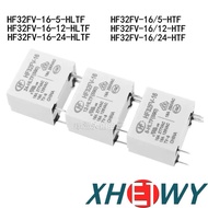 1-5PCS HF32FV HLTF HTF relay 5V HF32FV-16-12-HLTF HF32FV-16-5-HLTF HF32FV-16-24-HLTF HF32FV-16/5-HTF