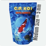 Cp koi super growth koi food Feed 5mm Reinvented 1kg - Fish food