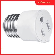 [weloves] Light Socket To Plug Adapter Outlet Plug Converter E26 Bulb Socket Adapter