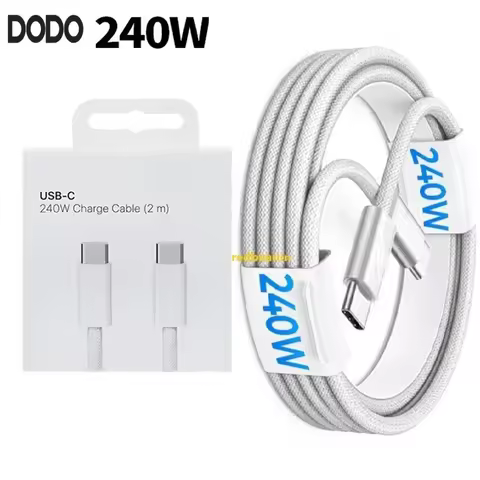 2Pcs 2M 6FT 240W Super Fast Quick Charging USb C to USb-C Type c PD Charger Cable For Samsung s23 s2