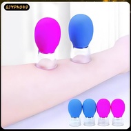 [qjypno49] Saraka 4 Pieces Facial Cupping Set, Vacuum Suction, Portable Silicone Cupping