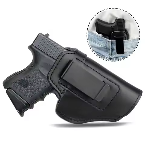 Left RIGHT Tactical Leather Holster for Concealed Carry Airsoft IWB Gun Holsters for G17 G19 G43 G43