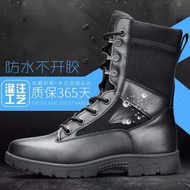 Military Shoes Men Combat Boots Ultra Light Breathable High-top Mesh Cqb Side Zipper New Boots Women