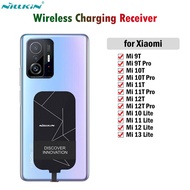 Nillkin Qi Wireless Charging Receiver for Xiaomi 12T 11T 10T 9T Pro Mi 10 11 12 13 Lite 5G USB Type-C Charger Adapter