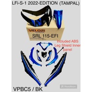 COVER SET/COVERSET VELOZI LEGENDA FI 115 SRL115 FI SIAP TAMPAL STICKER BLUE EDITION 2022