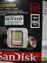SanDisk Extreme 128GB SDXC UHS-I 記憶卡，永久保養