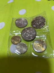 97 九七 回歸紀念幣。一套六隻