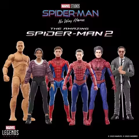 Marvel Legends Series Tom Holland Spider Man Action Figures In Stock Anime Movie Collectibles Deskto