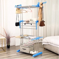 GANTUNGAN 3-Tier Stainless Steel Clothes Drying Rack Multipurpose Clothes Drying Rack
