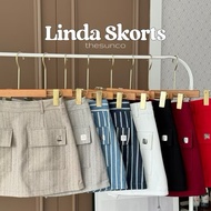 Thesun co Forward Short Skirt Linda Skorts Size L (Burgundy Red)