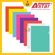 ASTAR Transparency Color L Shape Holder File Semi Transparent E310 (1PC)