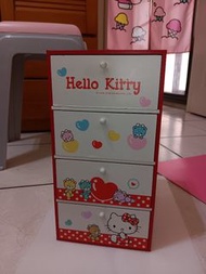 Hello  kitty 四層收納櫃