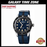[Official Warranty] ORIS Divers Sixty-Five 01 733 7720 4055-07 5 21 28FC Blue Dial Textile Strap Automatic Men's Watch