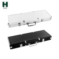 [Homyl] Chip Case Carrying Box High Capacity Portable with Handle Suitcase Solid Organizer Holder fo