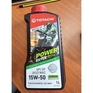 TOTACHI ENGINE OIL SEMI 15W50 ESTER OIL(RS150, Y15ZR, Y16, MT)