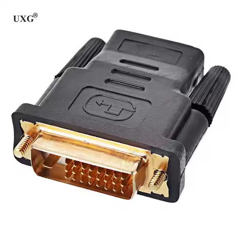 DVI Male To HDMI-compatible Female Adapter DVI (24 + 1) To HD-connector For HDTV Projector HD-to DVI