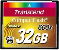 Transcend創見32GB 600x CF記憶卡