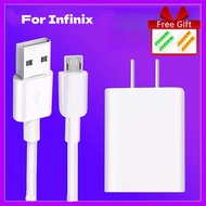For Itel 18W Fast Charger Micro USB Cable 2IN1 Adapter Set For Android Charger USB Charger