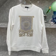 IMGU Versac * Men's New Style 2025 Hot Diamond Round Neck Long Sleeve Fashion Sweatshirt Printed Top