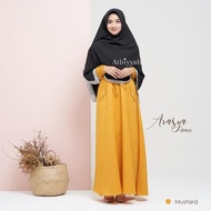 Diskon Gamis Arasya Dress Mustard Size M Gamis Only By Athiyyah