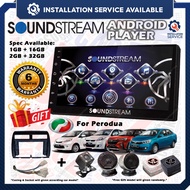 [Installation Available] FREE CASING Soundstream QLED T3L 1+16GB / 2+32GB DSP Android Player For Per