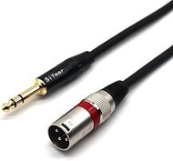 SiYear 6.35TRS 1/4 Inch to XLR Male Interconnect Cable,XLR 3 Pin to Quarter inch Balanced Patch Cabl
