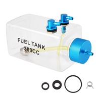 Fuel Tank Petrol Transparent Plastic Bottle CNC for RC Gas and Nitro Airplane