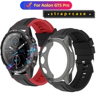 Aolon GT5 Pro case Screen protector Aolon GT5 Pro strap Silicone strap for Aolon GT5 Pro Smart Watch